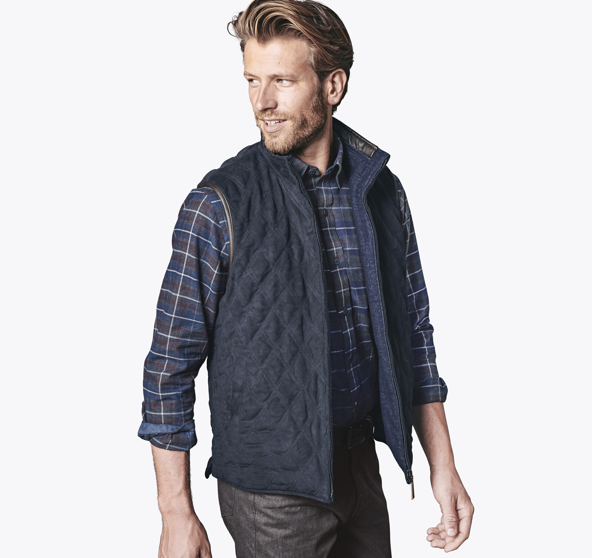 Reversible Vest Johnston & Murphy