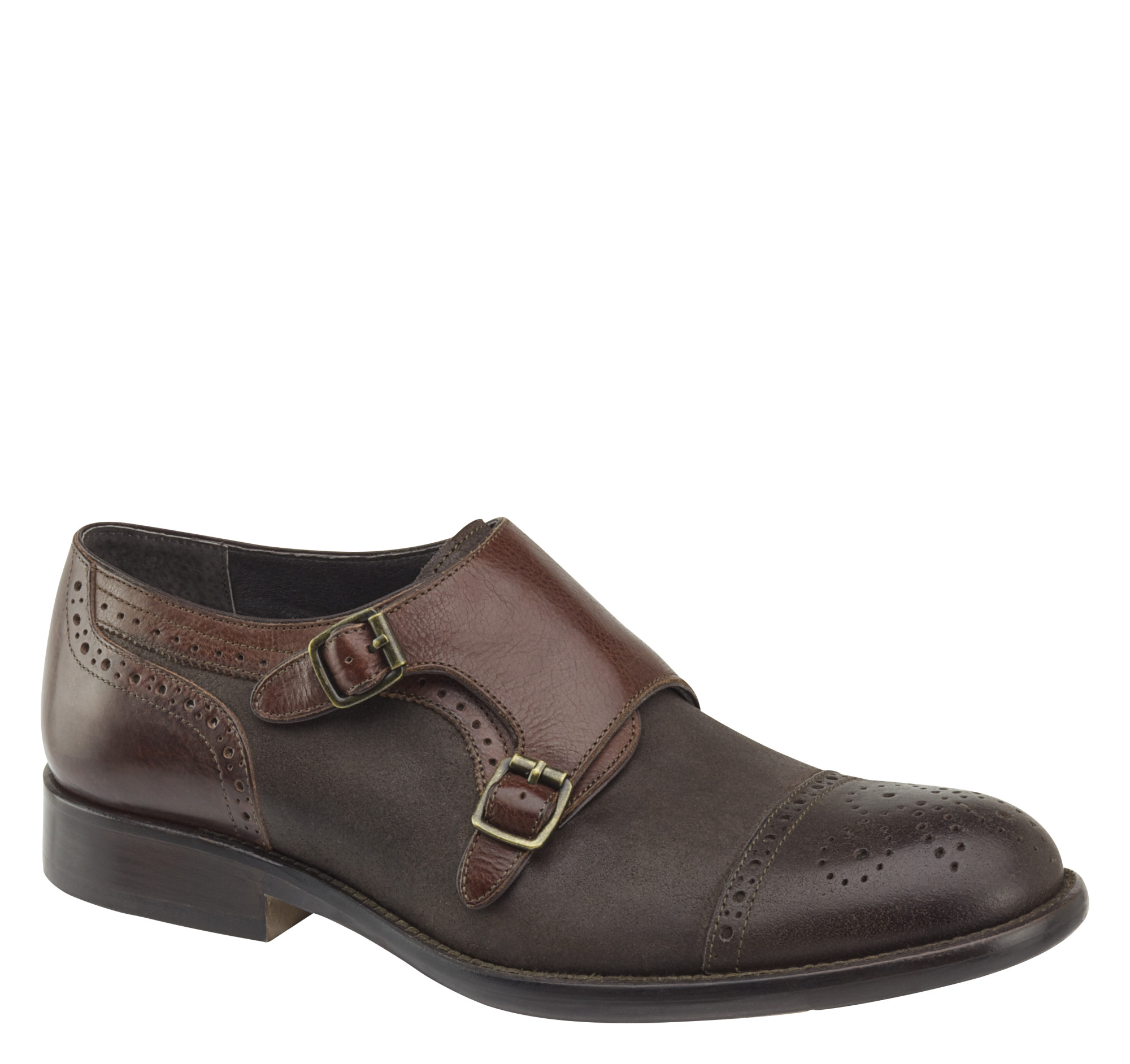 johnston and murphy conard double buckle monk strap