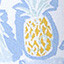 Printed Cotton Short-Sleeve Shirt - Blue/Multi Pineapple