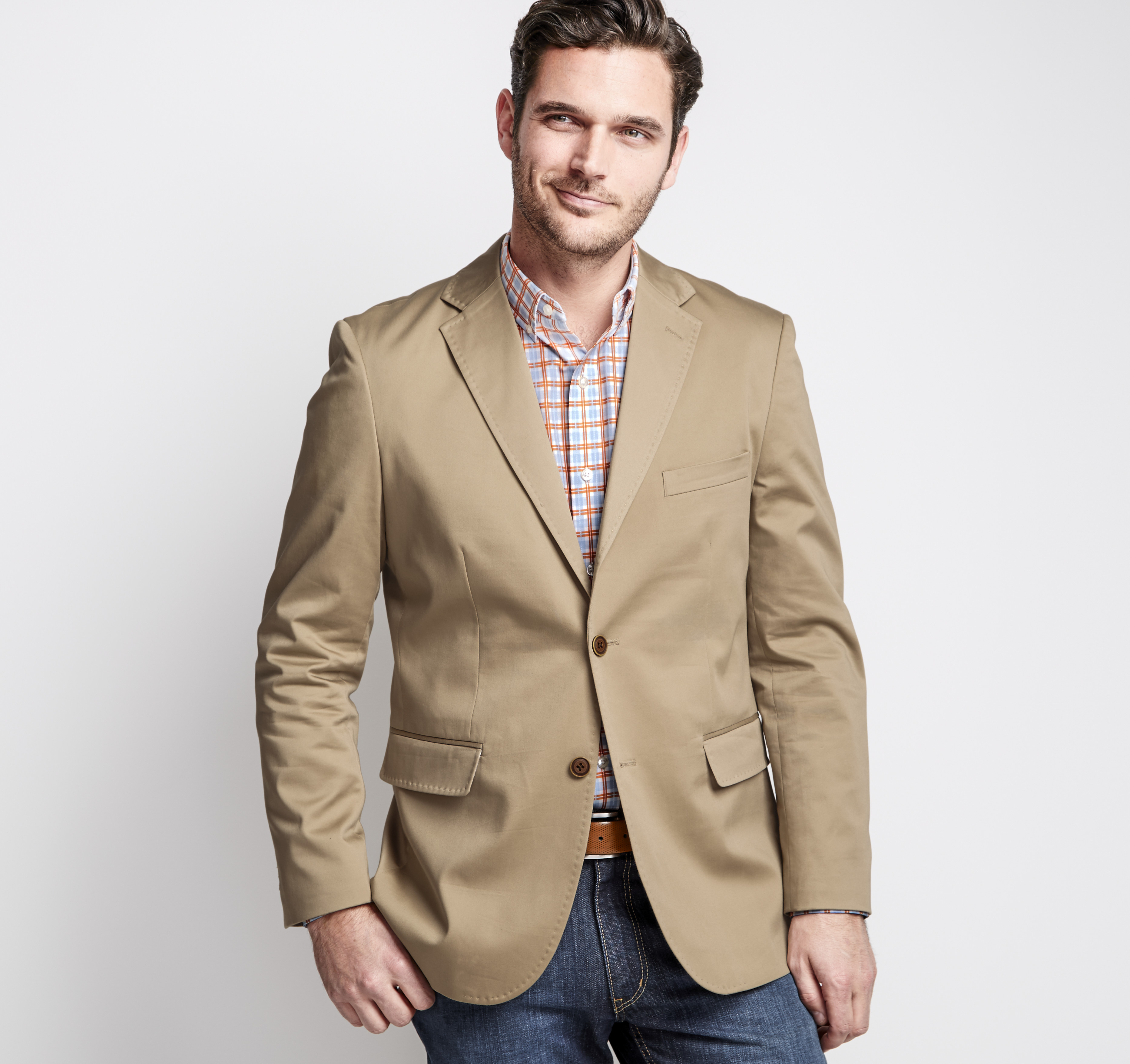 Cotton Blazer Johnston & Murphy