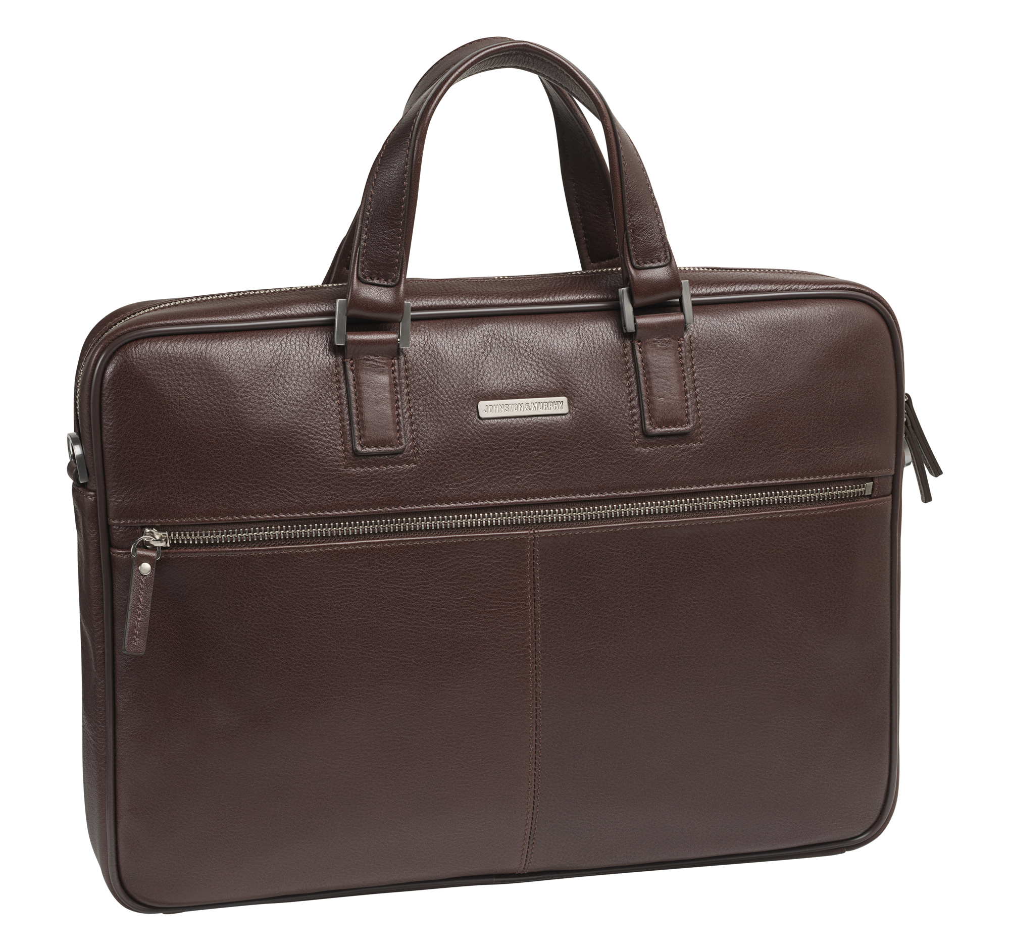 Slim ZipTop Briefcase Johnston & Murphy