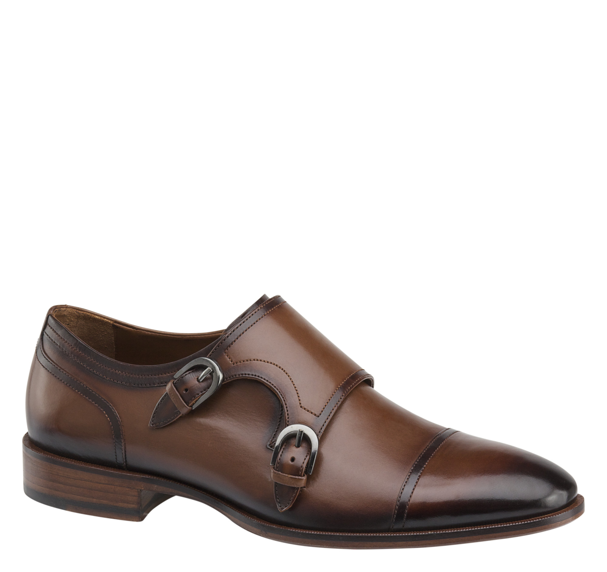 johnston and murphy conard double buckle monk strap