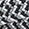 Woven Stretch-Knit Belt - Black/Gray/White Multi