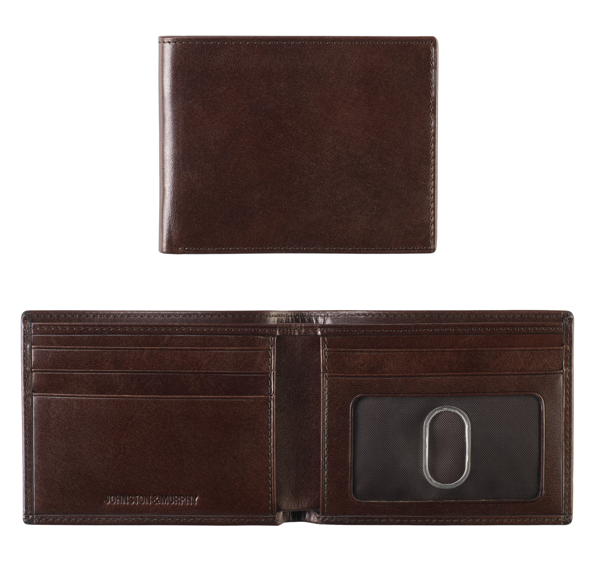 Italian Leather Slimfold Wallet Johnston & Murphy
