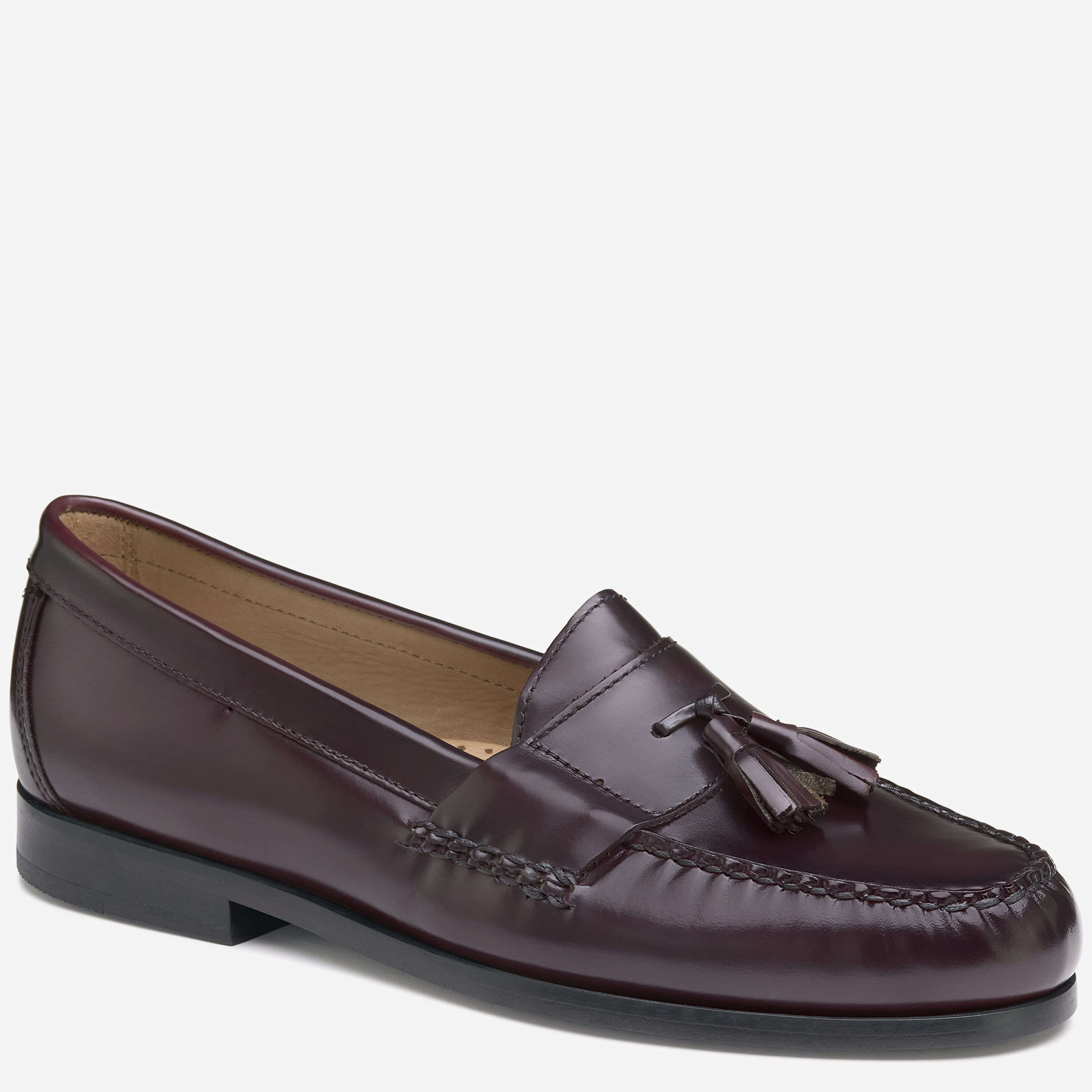 Mocassins Vintage Johnston & Murphy Aristocraft Kiltie Tassel 8.5 C Bordeaux - Occasion