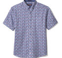 Textured Cotton Short-Sleeve Shirt image number null
