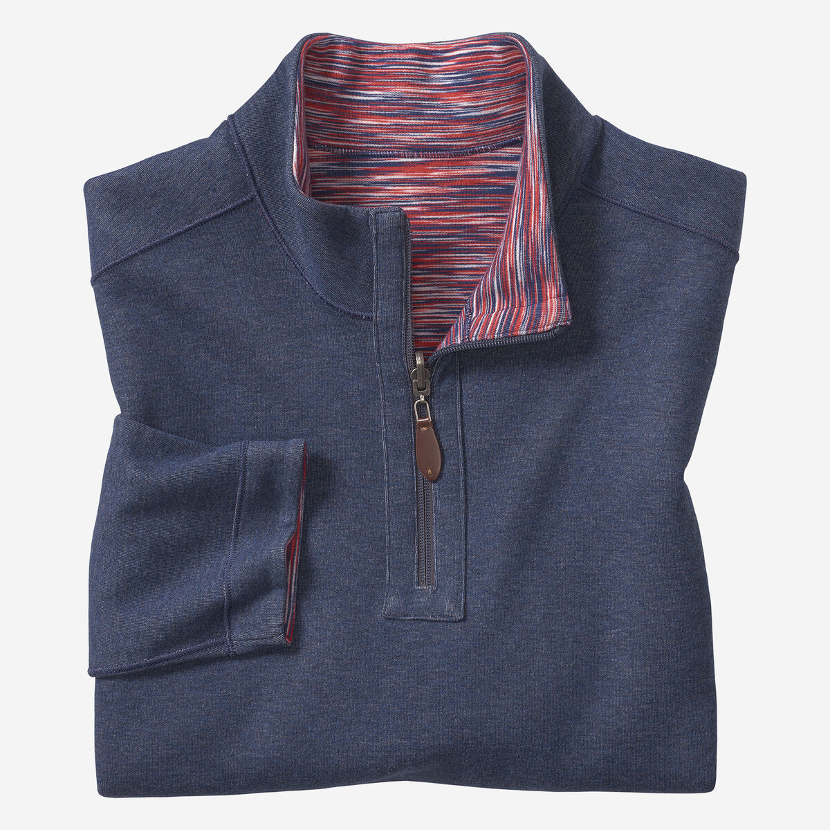 Reversible Space-Dyed Quarter-Zip image number null