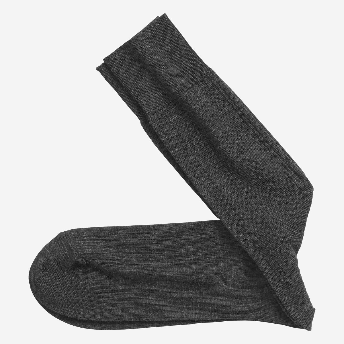 Wool Ribbed Socks image number null