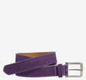 Game Day White-Edge Suede Belt image number null