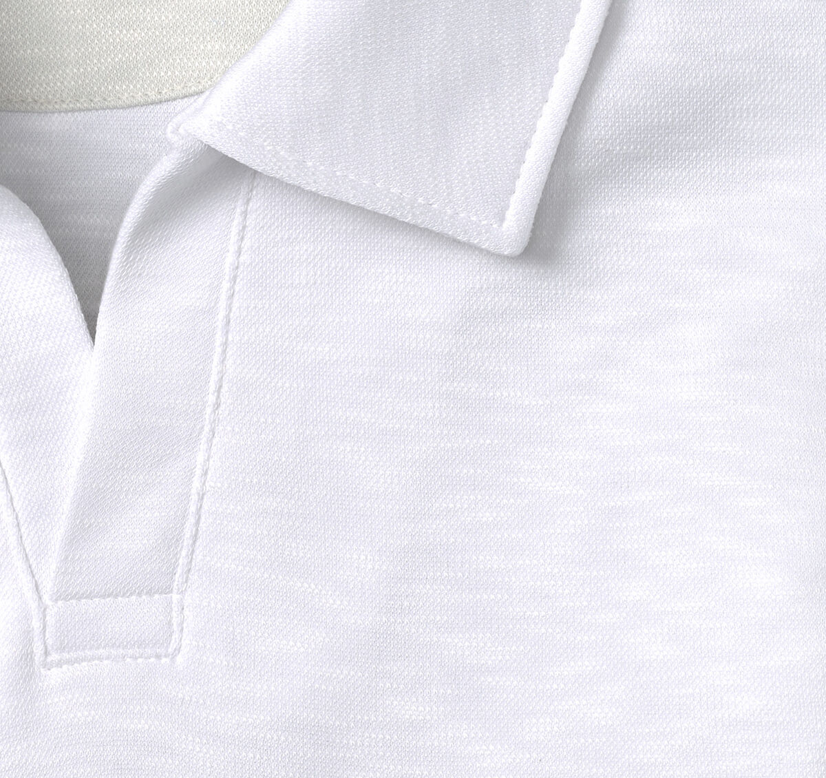 Vintage Slub V-Neck Polo image number null