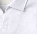 Vintage Slub V-Neck Polo image number null