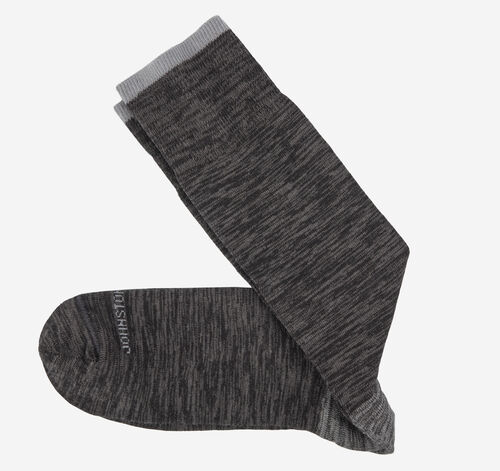 Space Dyed Socks - Charcoal Soild Spaced-Dyed