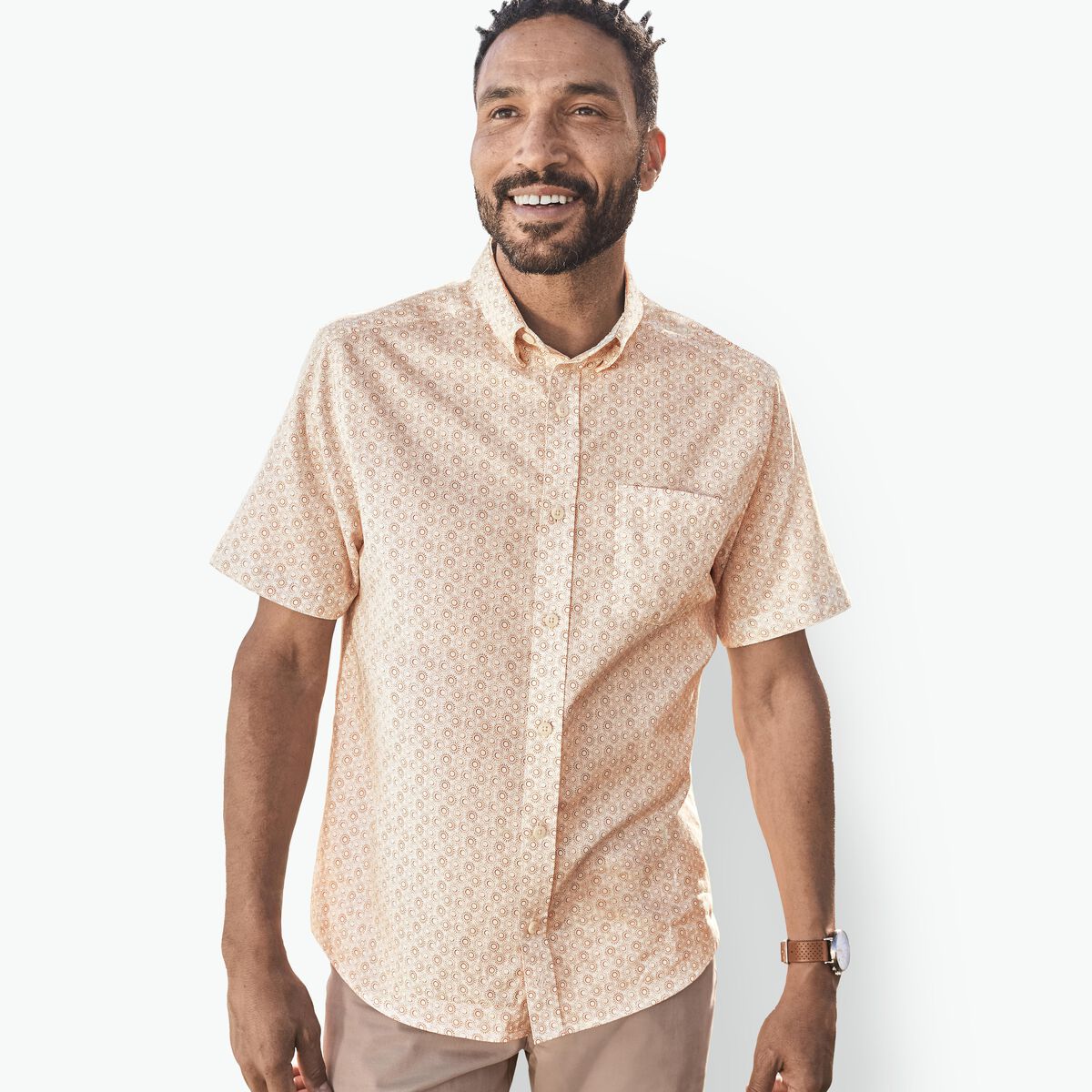 Printed Short-Sleeve Shirt image number null