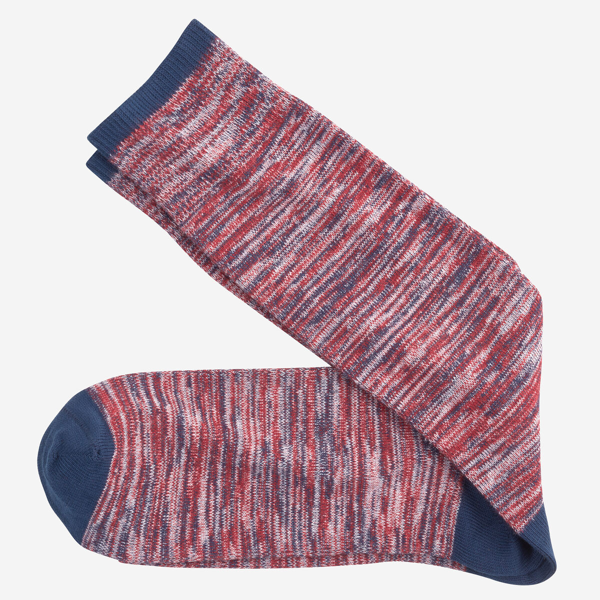 Space Dye Colorblock Socks image number null