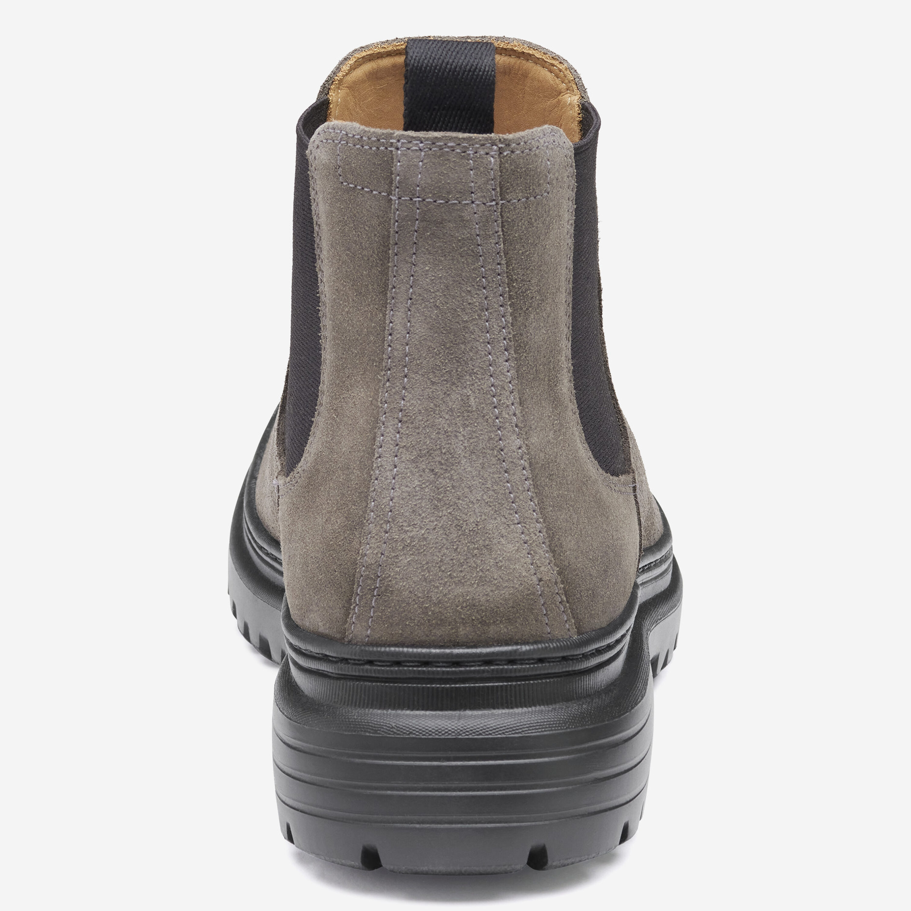 Johnston and Murphy Men\'s Gray Suede Chelsea Boots with oil rubbed toe sz 10.5 Men main image 2