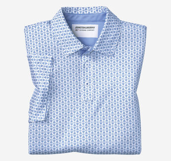 Game Day XC+&trade; Basketball Print Polo