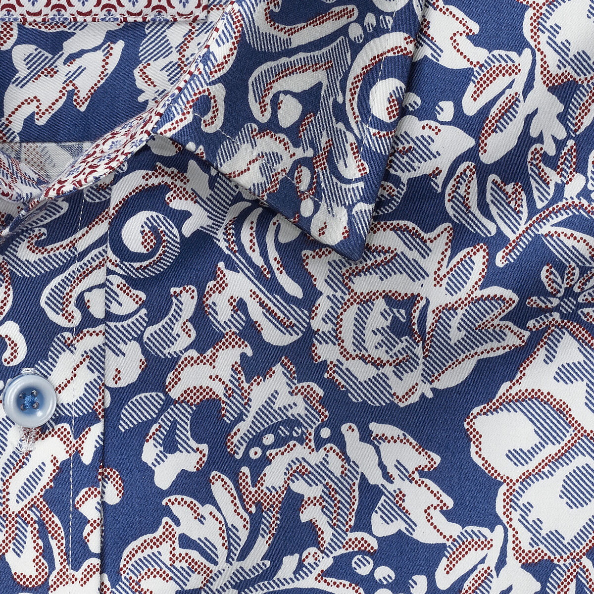 Floral Scroll Print Shirt image number null