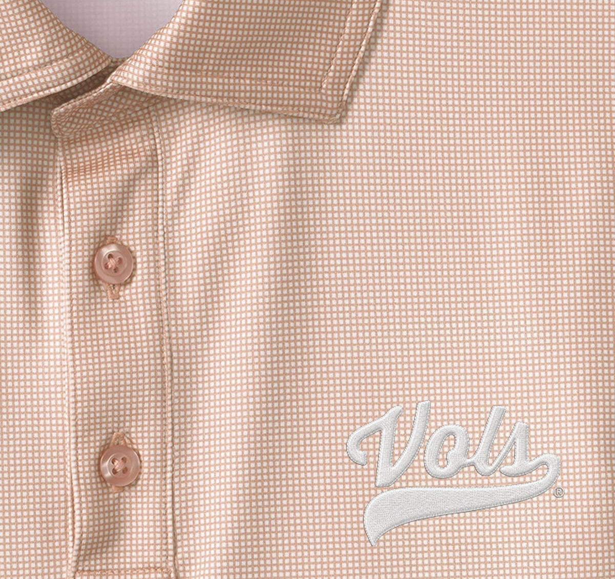 Collegiate XC+&trade; Gingham Polo image number null