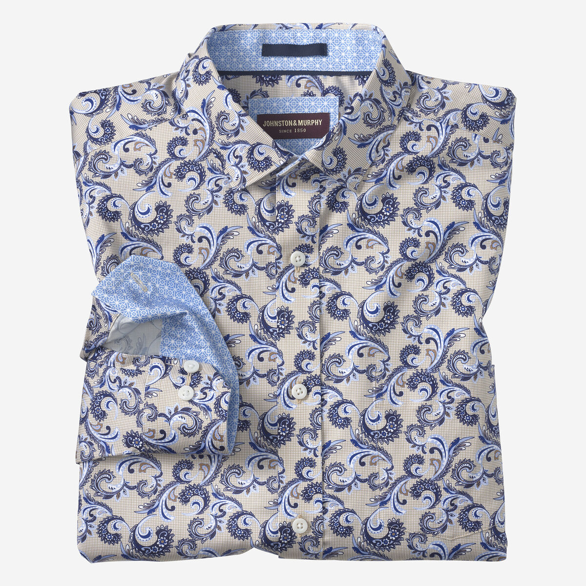Logan Printed Long-Sleeve Shirt image number null