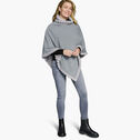 Reversible Faux-Fur Poncho image number null
