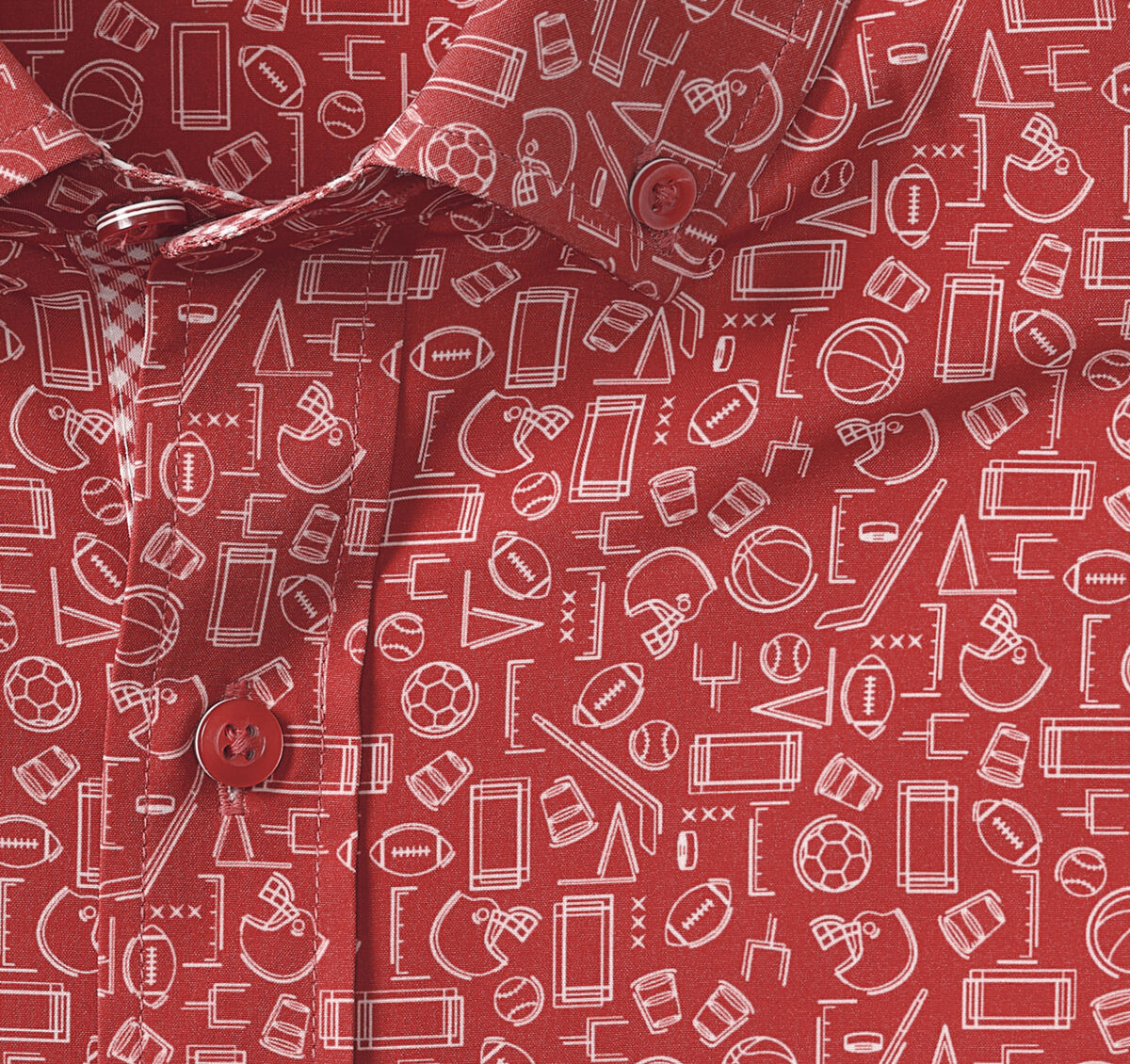 Game Day XC4&reg; Short-Sleeve Multi-Sport Print Shirt image number null