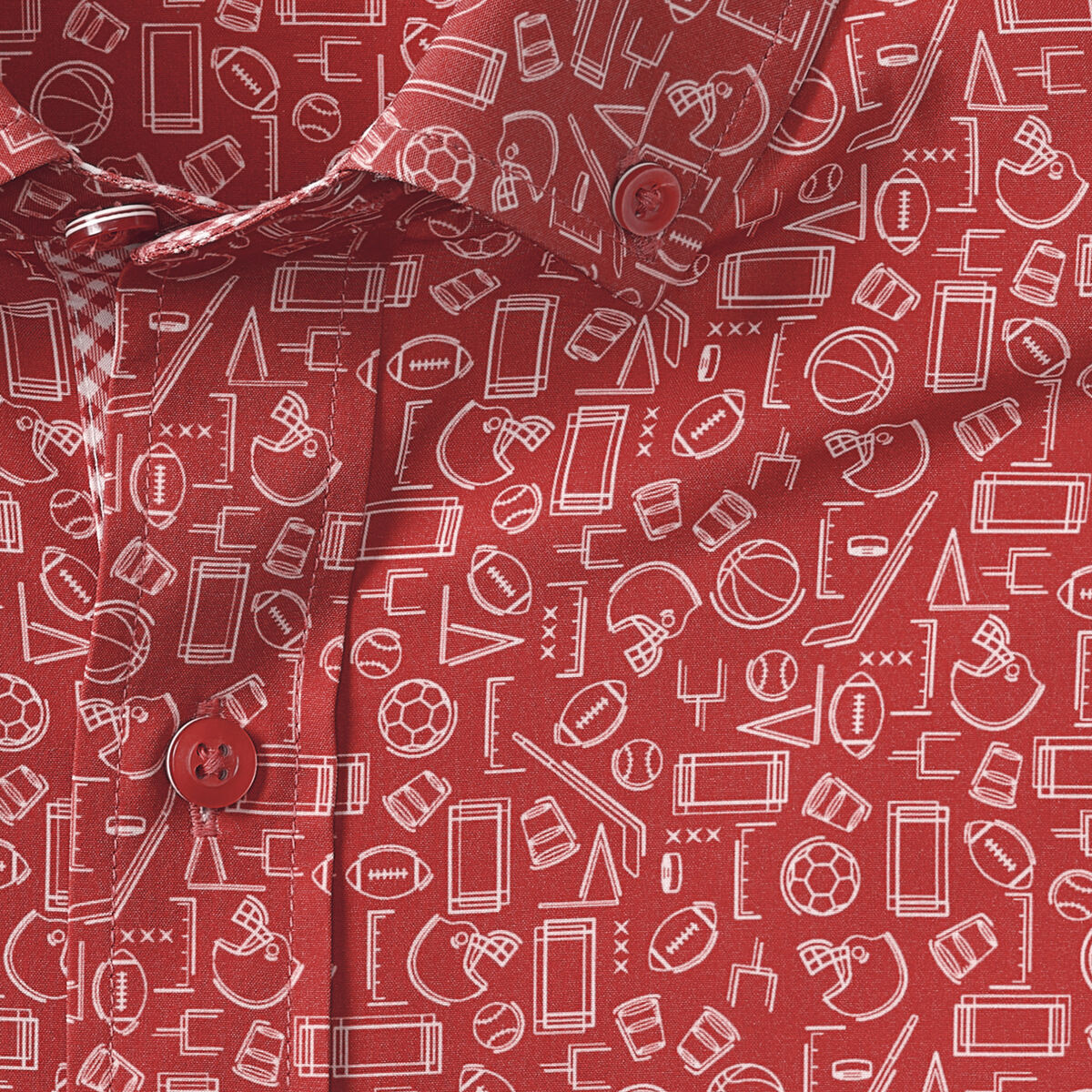 Game Day XC4® Short-Sleeve Multi-Sport Print Shirt image number null