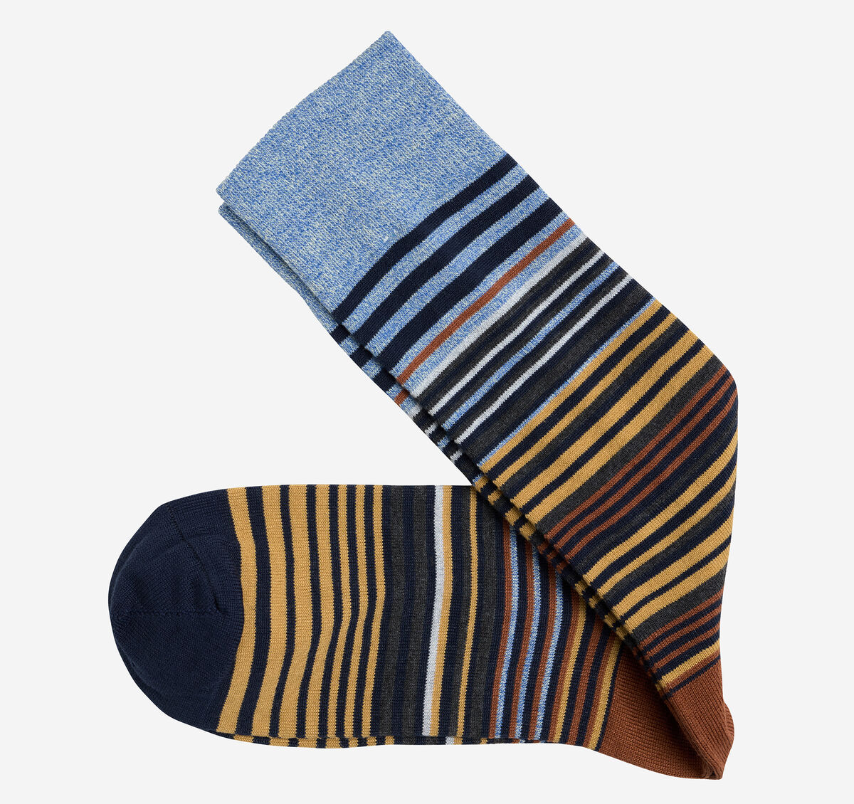 Striped Dress Socks image number null