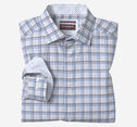 Linen-Blend Dress Shirt image number null