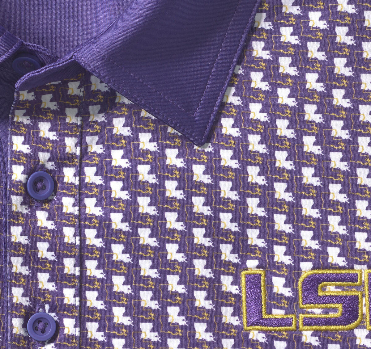 Collegiate XC+&trade; State Print Polo image number null