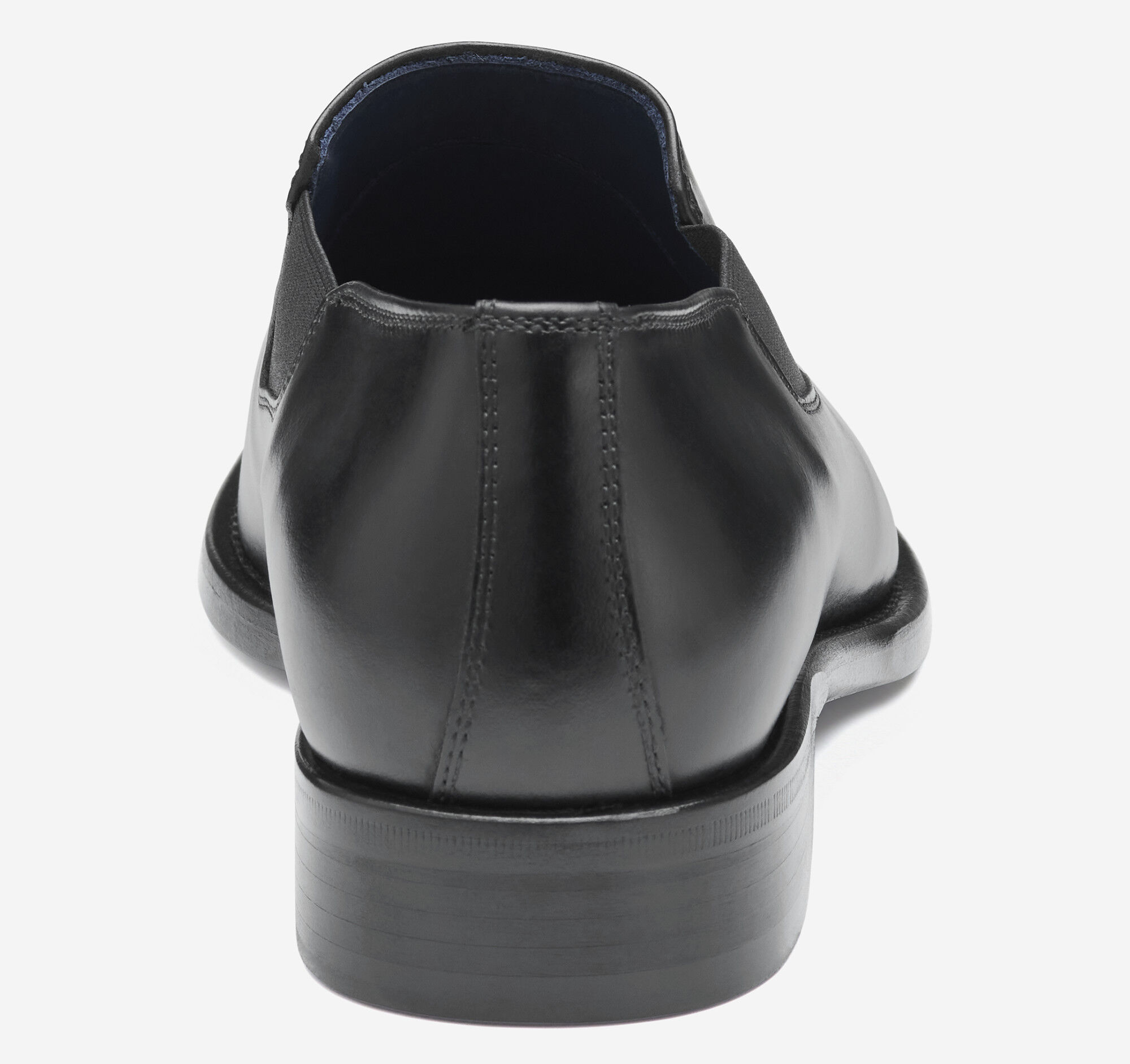 Men's Larson Slip-On in Black Italian Calfskin | Johnston & Murphy