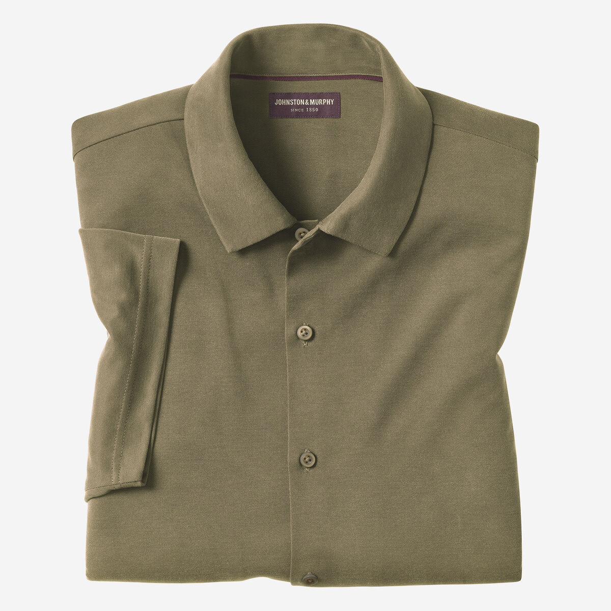 Vintage Birdseye Button-Front Shirt image number null