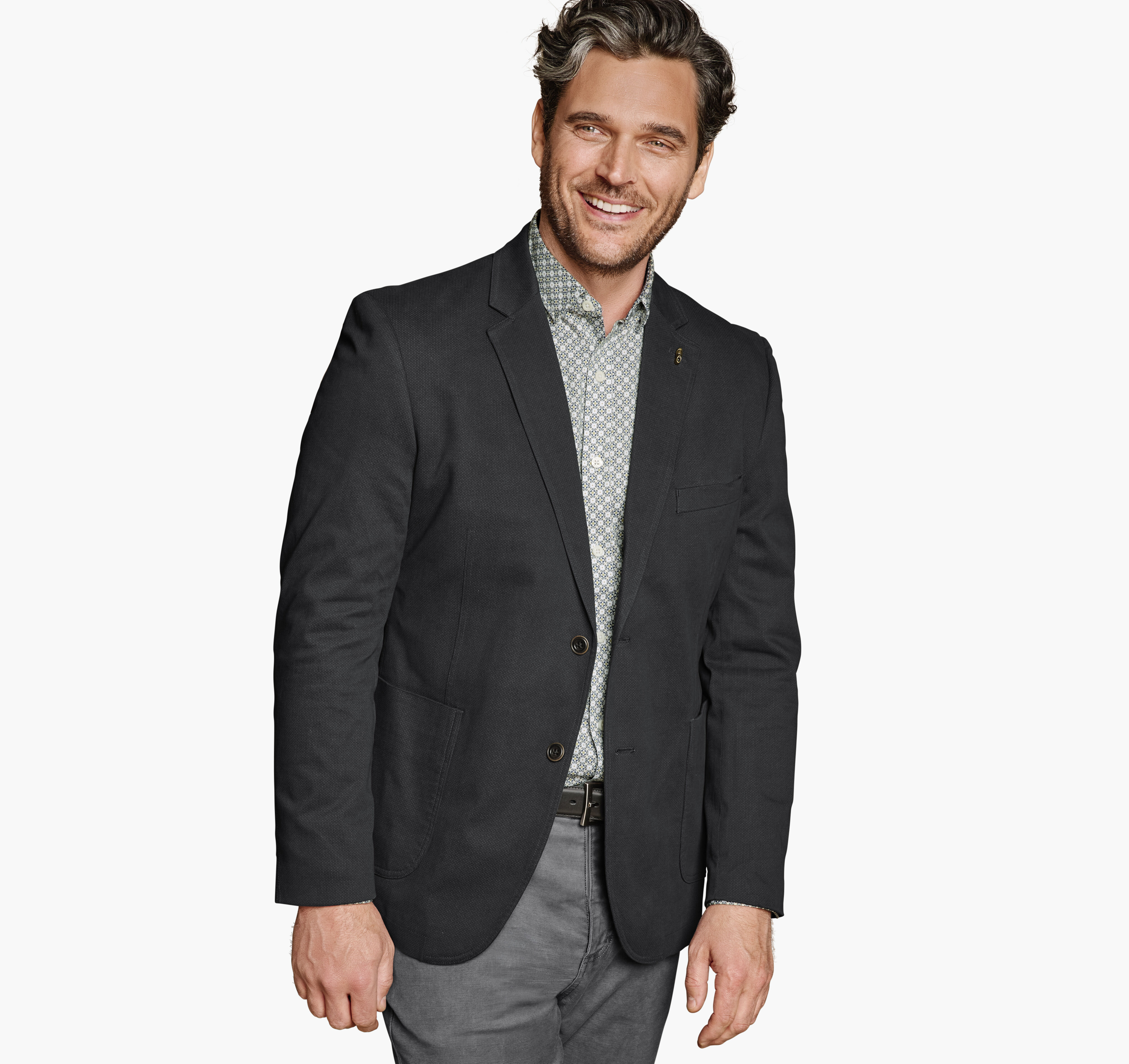 Washed Cotton Blazer