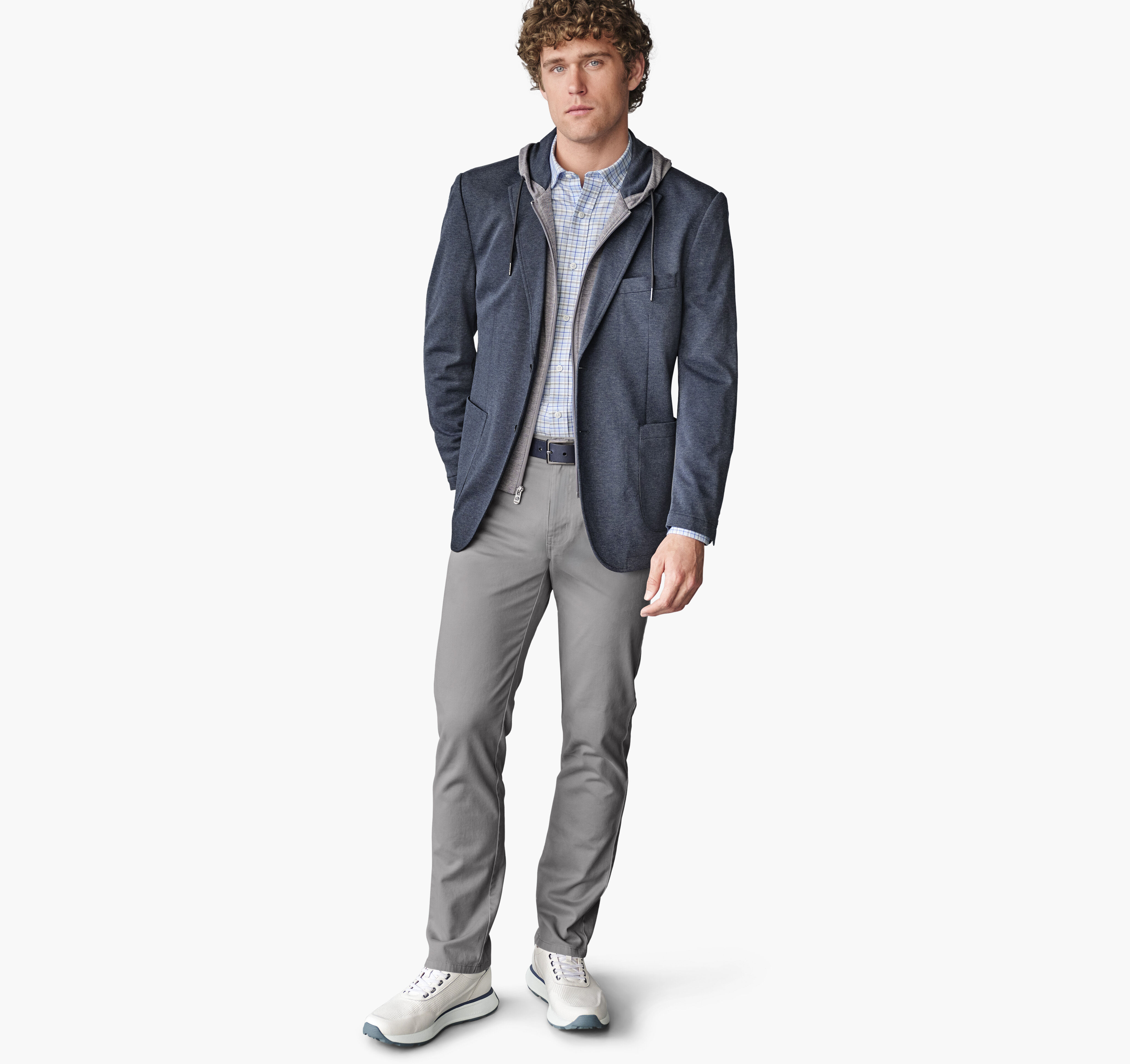 XC Flex® Pinnacle Hooded Knit Blazer