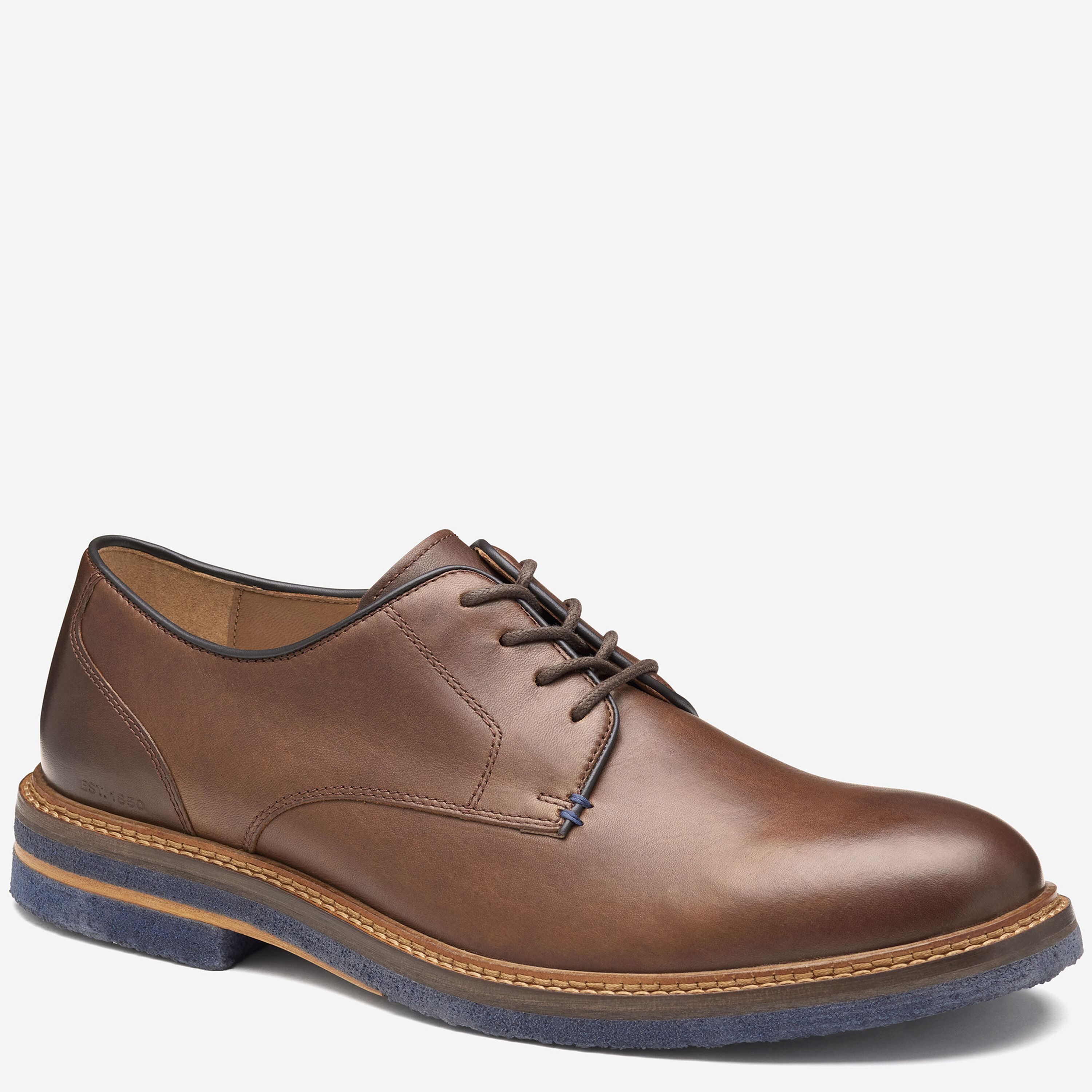 NWT Johnston & Murphy Men\'s Calder  Leather Shoes Mahogany size 12 Men main image 2