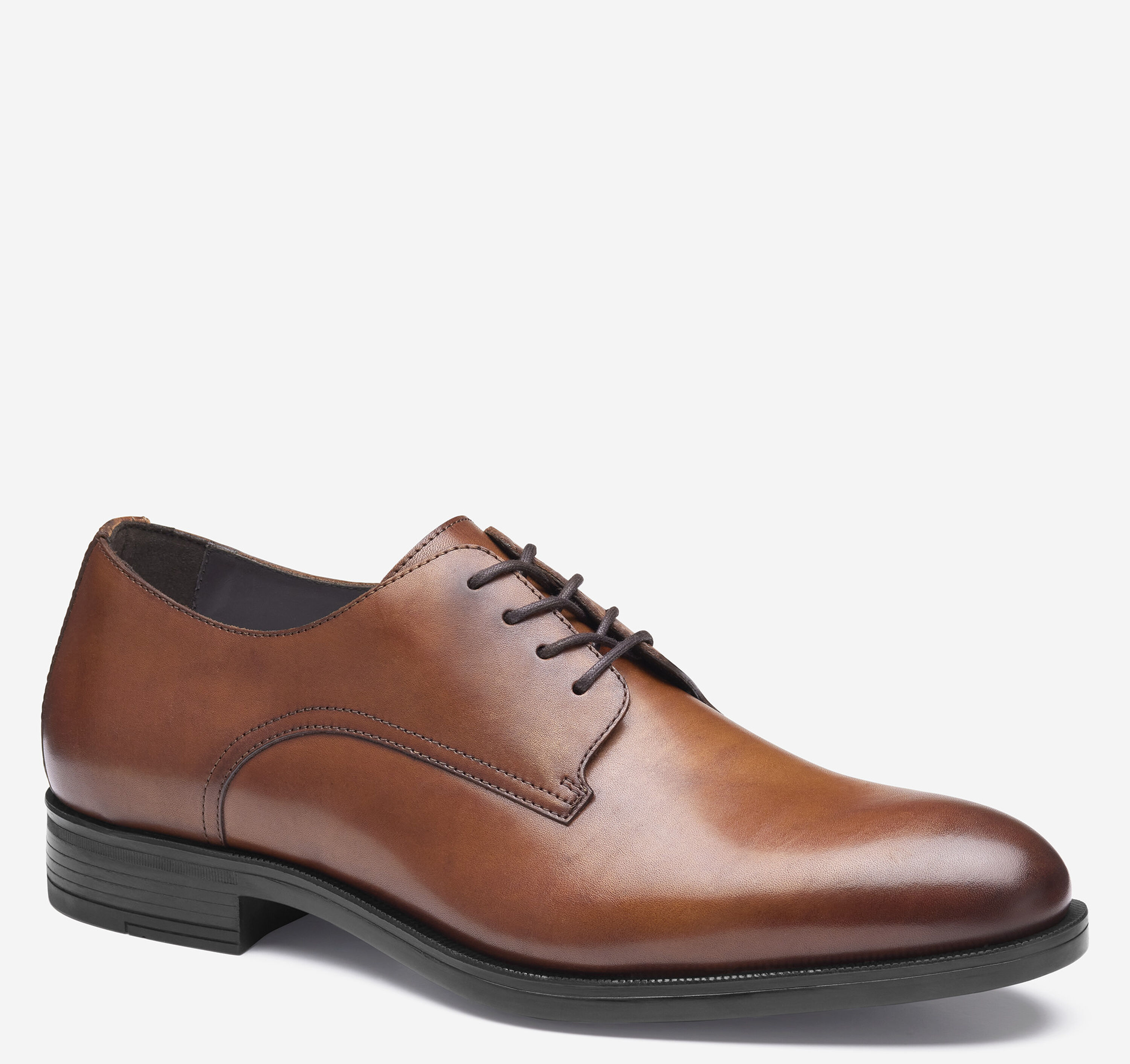 johnston & murphy dress shoes Men's Tyson Cap Toe - Black Full-Grain Leather - Size 13 width insole that takes you from a medium to a wide width for the perfect fit Johnston Murphy Men's Conlin Plain