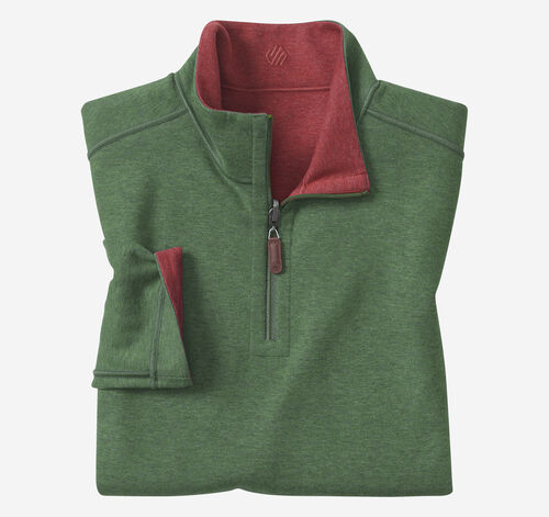 Icon Reversible Quarter-Zip - Green/Red