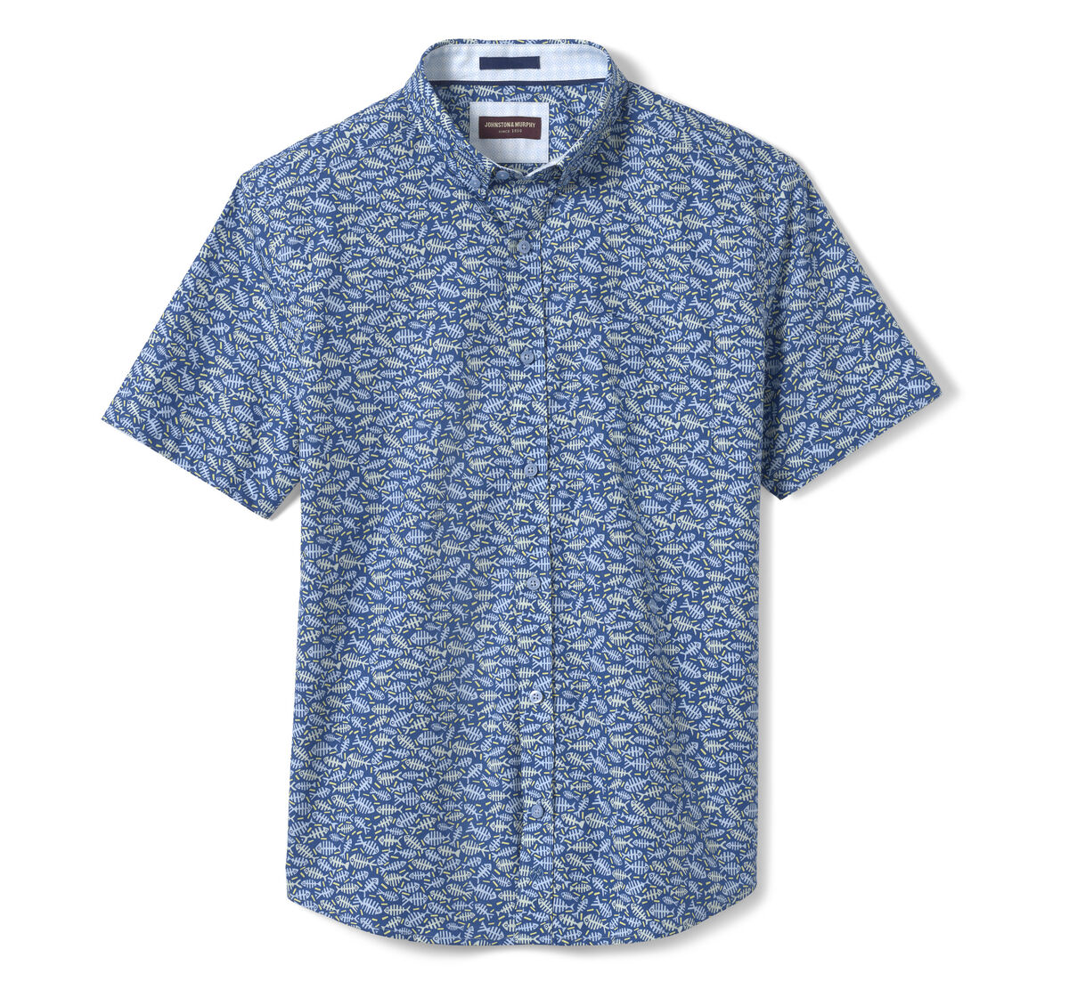 Printed Cotton Short-Sleeve Shirt image number null