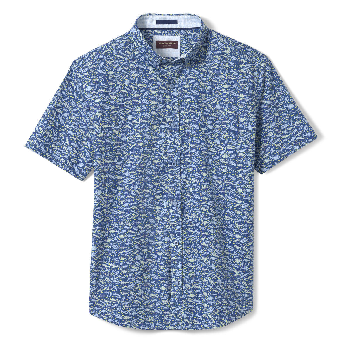 Printed Cotton Short-Sleeve Shirt image number null