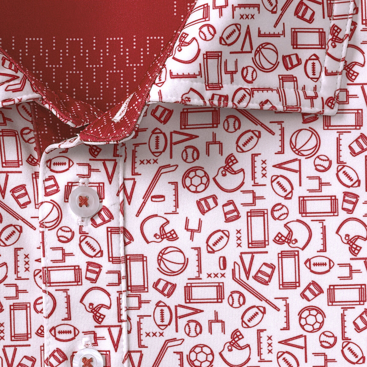 Game Day XC4® Multi-Sport Print Polo image number null