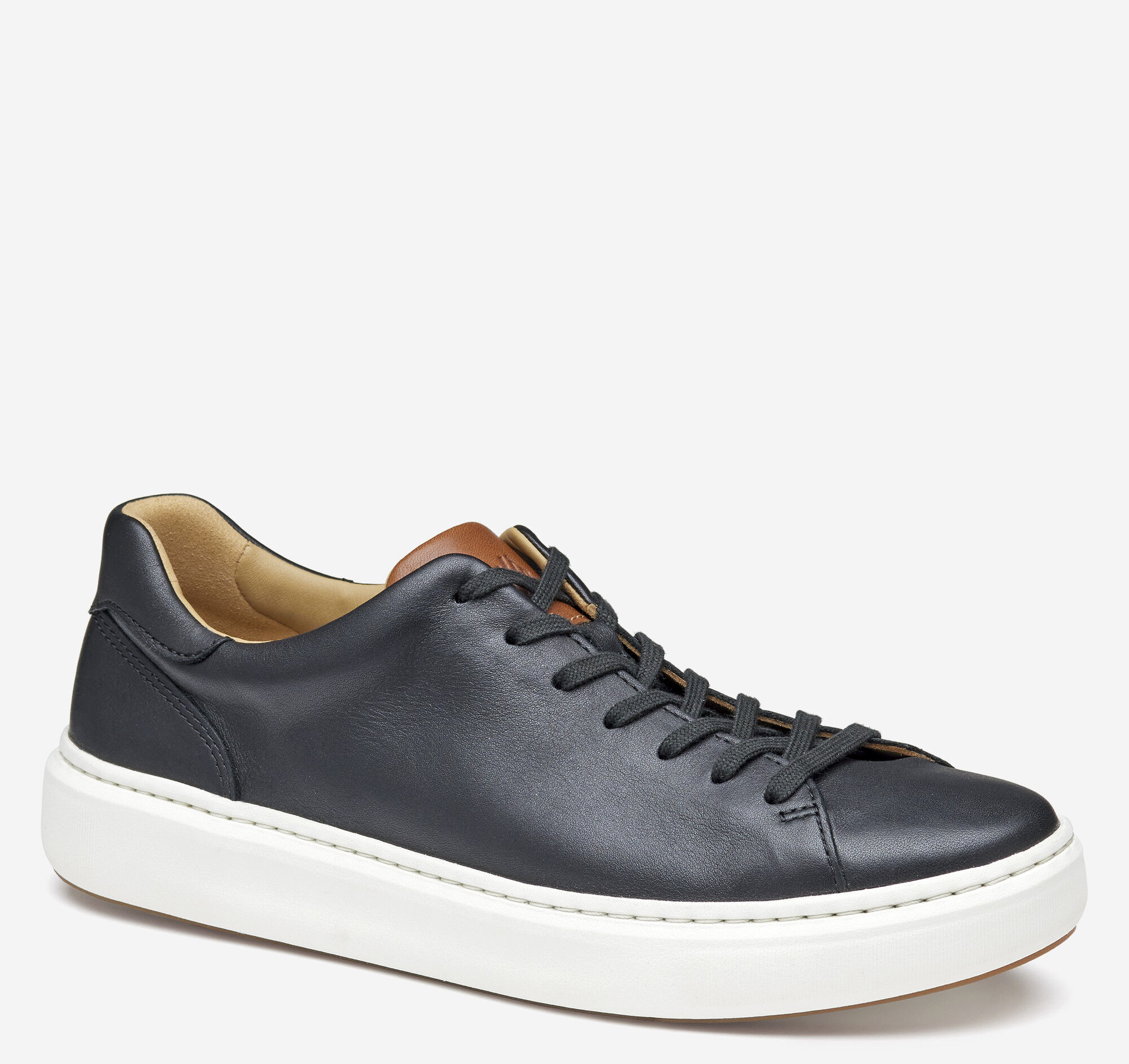 Men's Anders Lace-To-Toe in Black Full Grain | Johnston & Murphy