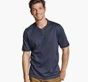 Gavin Zip Jacquard Polo image number null