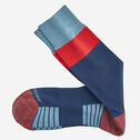 First in Comfort Block Stripe Socks image number null
