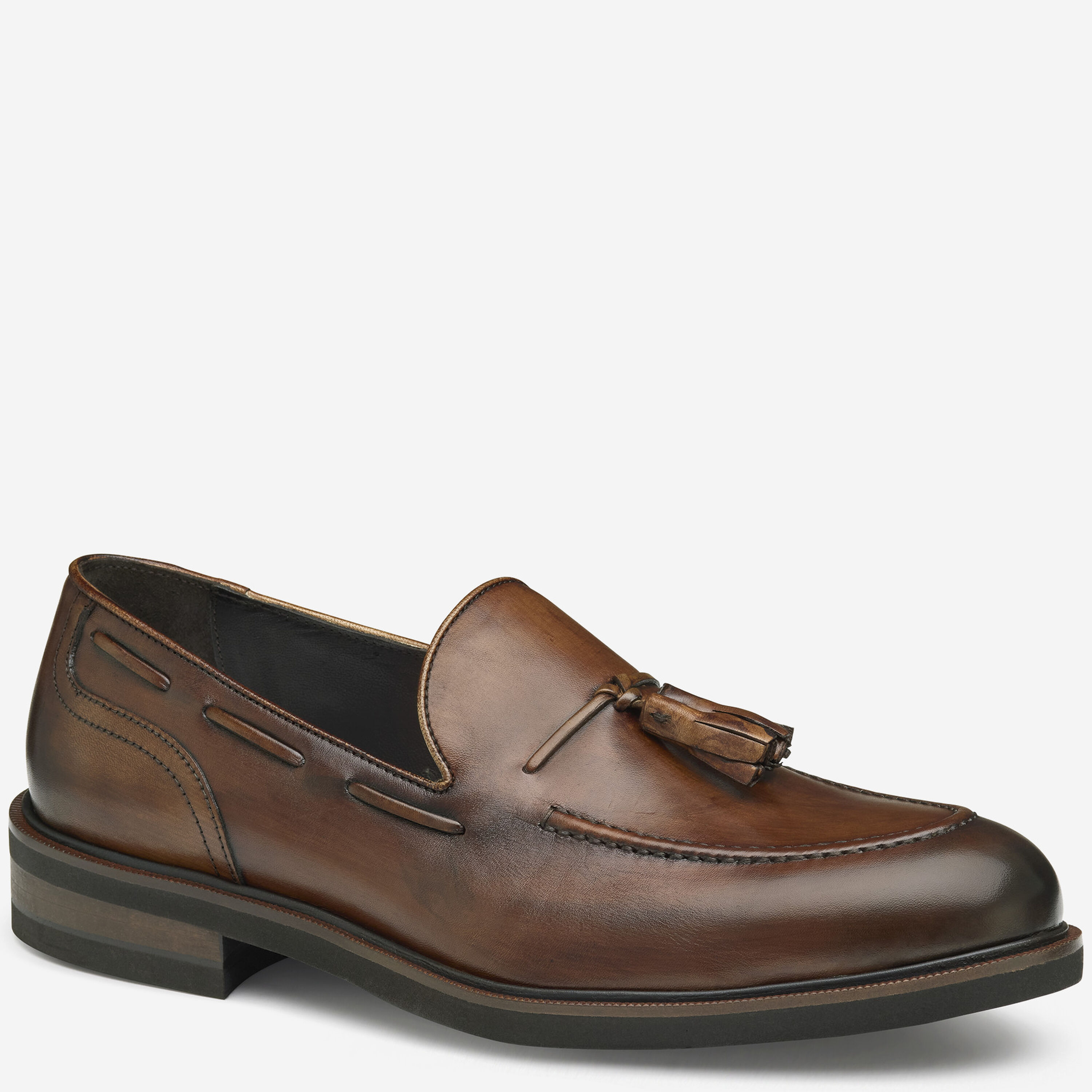 Johnston & Murphy Tassel Loafers Vintage 70s Johnston & Murphy Aristocraft Black Tassel  main image 2
