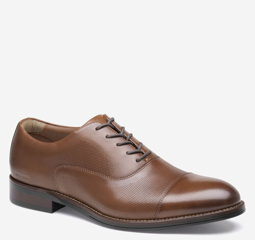 XC+&trade; Copley Cap Toe - Tan Waterproof Full-Grain Leather