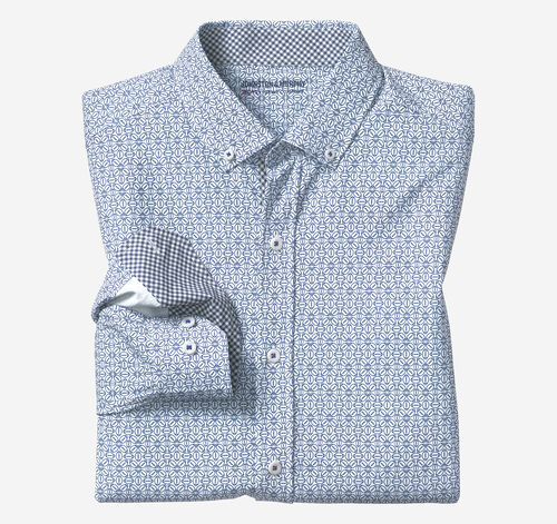 Game Day XC+&trade; Long-Sleeve Football Print Shirt - Navy