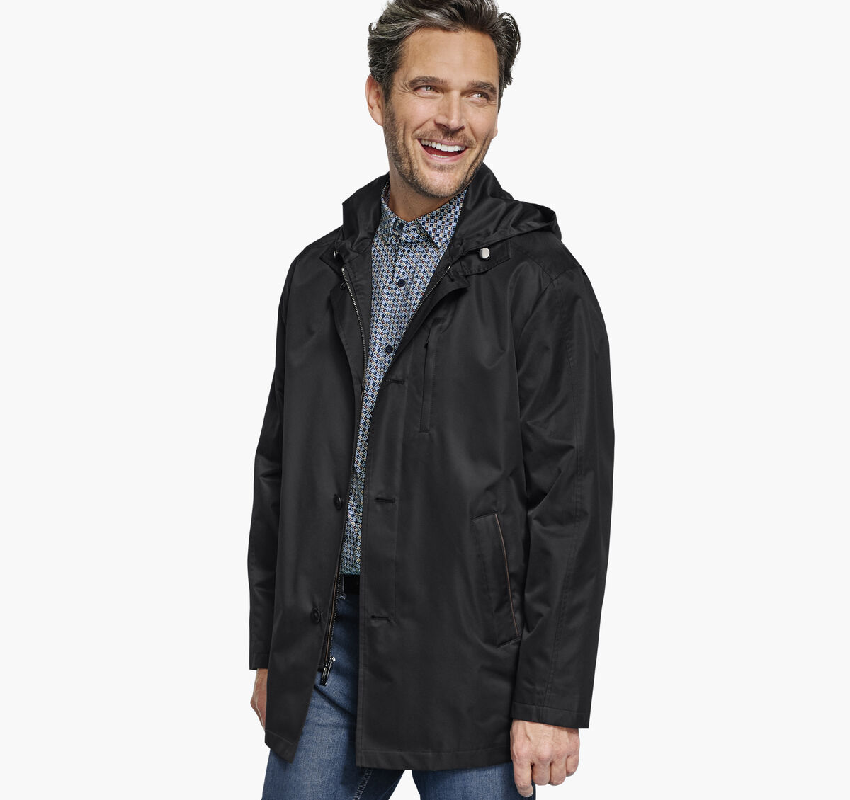 Upton Water-Resistant Raincoat image number null