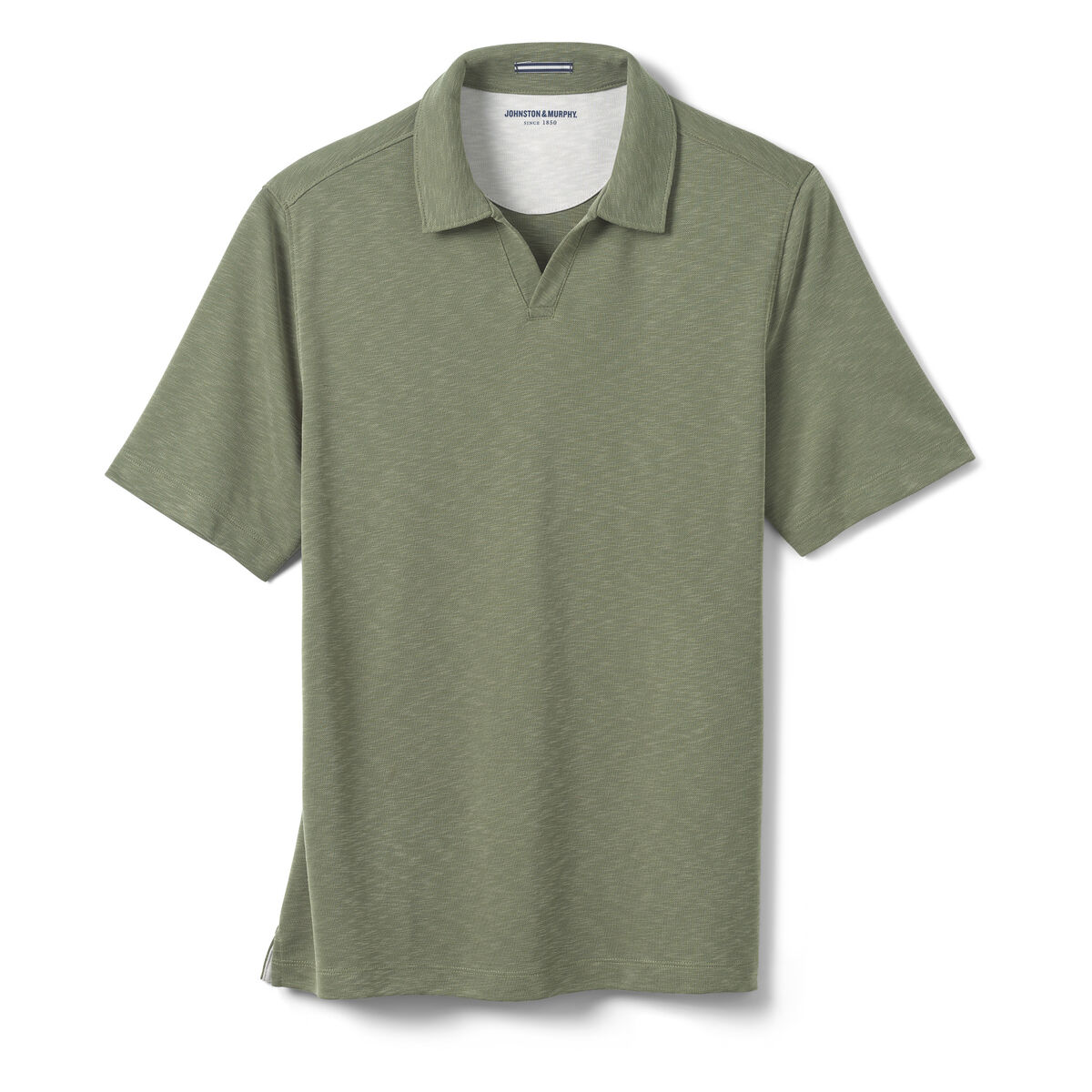 Vintage Slub V-Neck Polo image number null