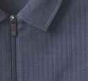 Finn Ribbed Zip Polo image number null