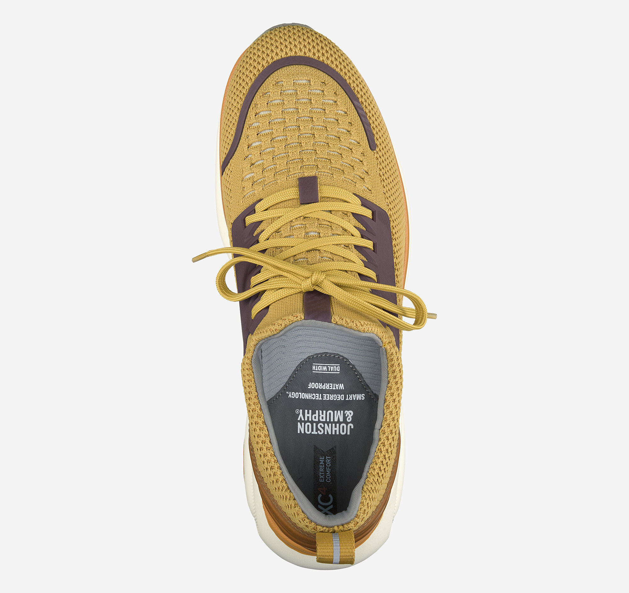 Men's XC4® TR1-Sport Hybrid in Gold Knit/Full Grain | Johnston