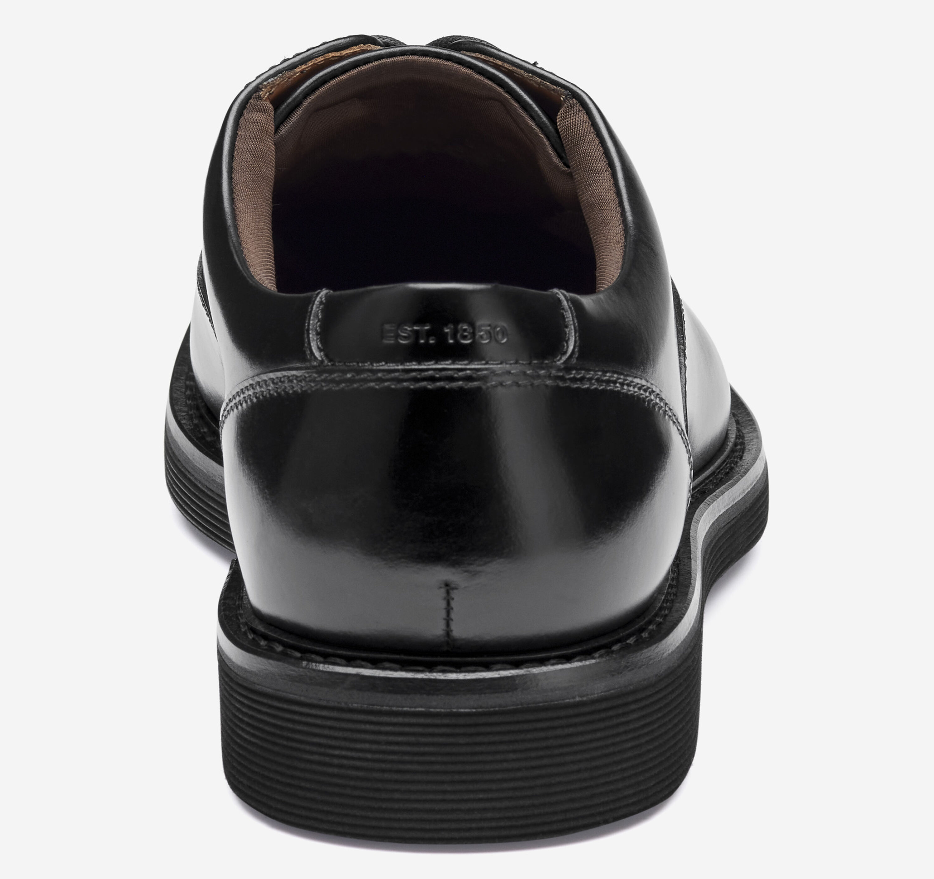 black dress shoes johnston murphy & Men's Tyson Cap Toe - Full-Grain Leather - Size 9.5 ultralight TRUFOAM midsole adds premium comfort to a classic cap Johnston Murphy Men's Lewis Plain